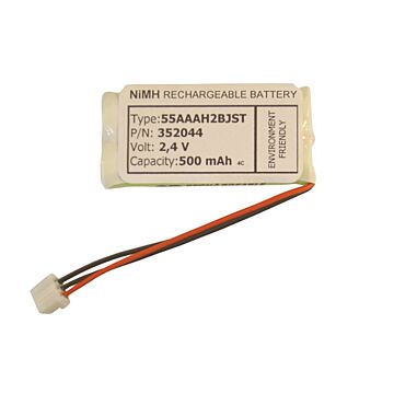 Batteri til Philips 2.4 Volt 550 mAh NiMH 352044 kompatibelt